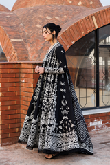 Emaan Adeel Mirabelle Festive Luxury Lawn '26 | MIDNIGHT BLISS