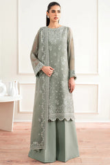 Farasha | Ash Green | Festive Formal