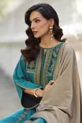 charizma | CSW5-04 | 3-PC Unstitched Peach Leather with Velvet