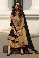 charizma | CSW5-05 | 3-PC Unstitched Peach Leather with Velvet