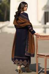 charizma | CSW5-01 | 3-PC Unstitched Peach Leather with Velvet