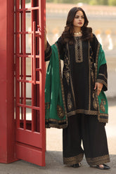 charizma | CSW5-06 | 3-PC Unstitched Peach Leather with Velvet