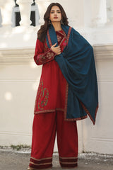 charizma | CSW5-02 | 3-PC Unstitched Peach Leather with Velvet