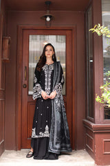 Noor Winter Embroidered Printkhaas '25 | D10- A