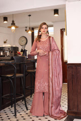 Noor Winter Embroidered Printkhaas '25 | D2 - B