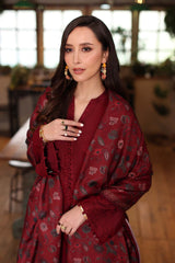 Noor Winter Embroidered Printkhaas '25 | D4 - A