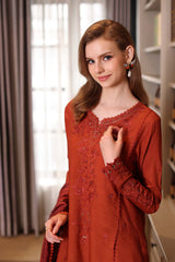 Noor Winter Embroidered Printkhaas '25 | D5 - A