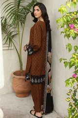 3PC Embroidered Linen | CVW4-07 | Winter Collection