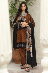 3PC Embroidered Linen | CVW4-07 | Winter Collection