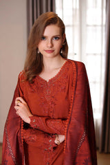 Noor Winter Embroidered Printkhaas '25 | D5 - A