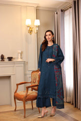 Noor Winter Embroidered Printkhaas '25 | D5 - B