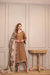 Noor Winter Embroidered Printkhaas '25 | D6 - A