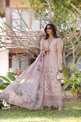 Noor Eid Luxury Laserkaari '25 | D6-B | Embroidered 3PC Lawn Suit