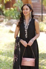 Noor Eid Luxury Laserkaari '25 | D6-A | Embroidered 3PC Suit