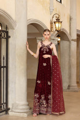 Noor Handcrafted Velvet 25 | D4 - Naqsh