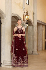 Noor Handcrafted Velvet 25 | D4 - Naqsh