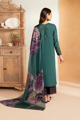 Back neckline embroidered organza detail – Iznik UE-468