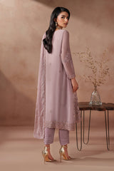 Back view of Zarif MUF-04 SAHEER with sequins embroidery