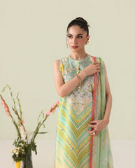 Roheenaz Rosette Unstitched Lawn '26 | Bloomed Muse
