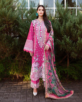 Mushq Amoi luxury lawn '26 | Blushing Rose