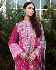 Mushq Amoi luxury lawn '26 | Blushing Rose