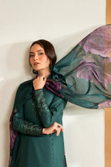 Borer embroidered lawn sleeves for UE-468 suit by Iznik