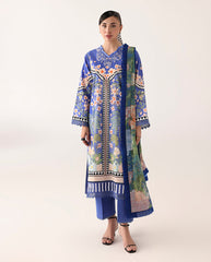 Roheenaz Rosette Unstitched Lawn '26 | Breeze of Dawn