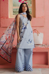 Coco Prints Collection'24 Vol-02 By Zara Shahjahan Blueberry-D4