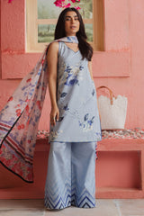 Coco Prints Collection'24 Vol-02 By Zara Shahjahan Blueberry-D4