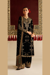 Jazmin Chandni Formals | Embroidered Velvet - CVF’26-D05
