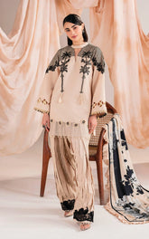 Winter Meraki '24 | MW-13 | 3PC Embroidered Khaddar Suit
