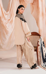 Winter Meraki '24 | MW-13 | 3PC Embroidered Khaddar Suit