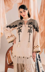 Winter Meraki '24 | MW-13 | 3PC Embroidered Khaddar Suit