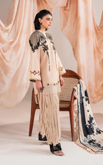 Winter Meraki '24 | MW-13 | 3PC Embroidered Khaddar Suit