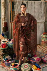 M.Prints By Maria B | 3 Piece Unstitched Embroidered Dobby Linen Suit MPT-3110-B