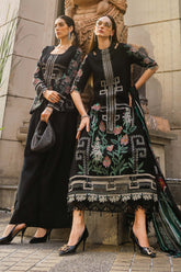 Maria B Lawn | 3 Piece Unstitched Embroidered Jacquard Lawn Suit EL-26-11