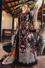 Maria B M.Prints | 3 Piece Unstitched Embroidered Lawn Suit MPT-2912-B