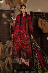 M.Prints By Maria B | 3 Piece Unstitched Embroidered Linen Suit MPT-3101-A