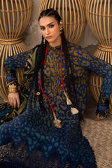 M.Prints By Maria B | 3 Piece Unstitched Embroidered Linen Suit MPT-3101-B