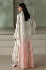 Soiree By Mariab - Embroidered Tusser Silk Suit - SR-01-02