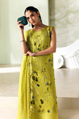 Soiree By Mariab - Embroidered Bemberg Raw Silk Suit - SR-01-03