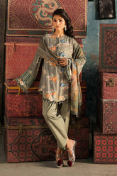 M.Prints By Maria B | 3 Piece Unstitched Embroidered Cambric Suit MPT-3103-A