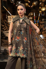 M.Prints By Maria B | 3 Piece Unstitched Embroidered Cambric Suit MPT-3103-B