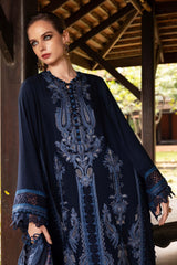 Maria B | MPT-2803-B | 3 Piece Unstitched Embroidered Twill Linen Suit