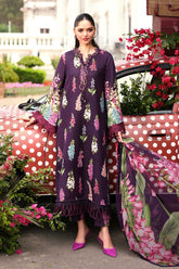 Maria B Lawn | 3005-A |3 Piece Unstitched Embroidered Lawn Suit