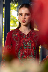 Maria B Lawn | 3 Piece Unstitched Embroidered Jacquard Lawn Suit EL-26-05