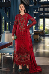 Maria B Lawn | 3 Piece Unstitched Embroidered Jacquard Lawn Suit EL-26-05