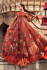 M.Prints By Maria B | 3 Piece Unstitched Embroidered Cambric Suit MPT-3106-B