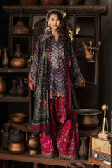 M.Prints By Maria B | 3 Piece Unstitched Embroidered Cambric Suit MPT-3107-B