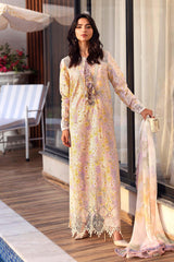 Maria B Lawn | 3007-B |3 Piece Unstitched Embroidered Lawn Suit